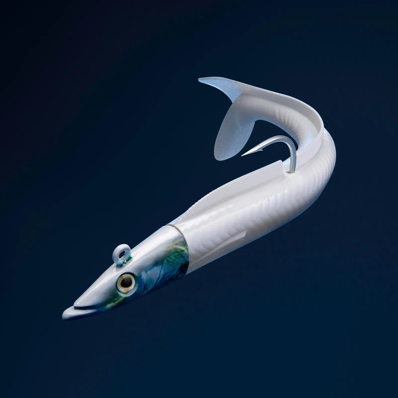 COMBO Leurres Souples Shad Lançon EELO 200 48gr NATURAL â Image 3