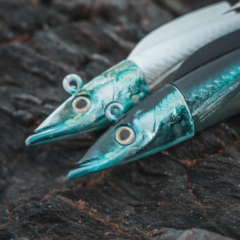 COMBO Leurres Souples Shad Lançon EELO 200 48gr NATURAL â Image 5