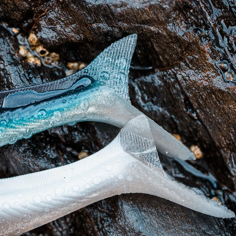 COMBO Leurres Souples Shad Lançon EELO 200 48gr NATURAL â Image 7