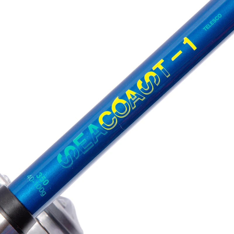 ENSEMBLE PÊCHE AU POSE EN MER Canne Et Moulinet SEACOAST-1 350 TÉLESCOPIQUE – Image 4