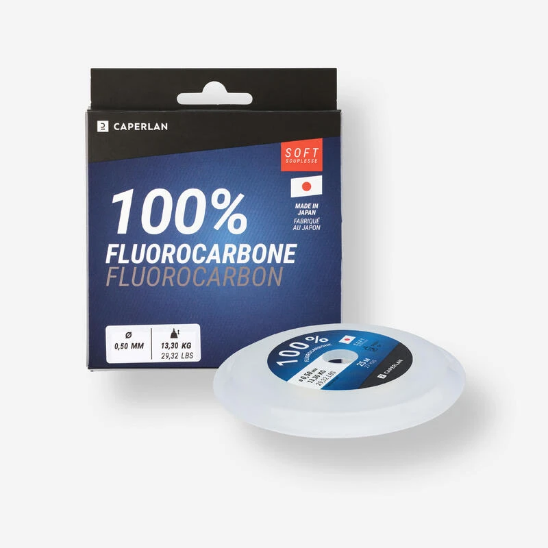 FIL DE PĂCHE FLUOROCARBONE SOFT 100% 25M