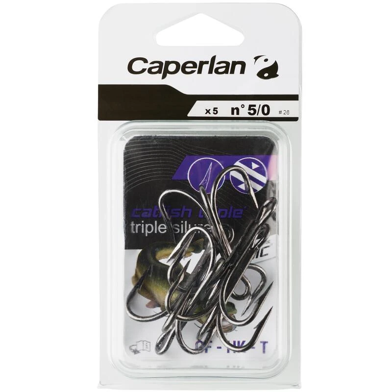 HAMEÇON TRIPLE PÊCHE DU SILURE CF HK T N° 5 – Image 4