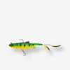 LEURRE SOUPLE SHAD A PALETTES PÊCHE AUX LEURRES ROACHSPIN 150 FIRETIGER