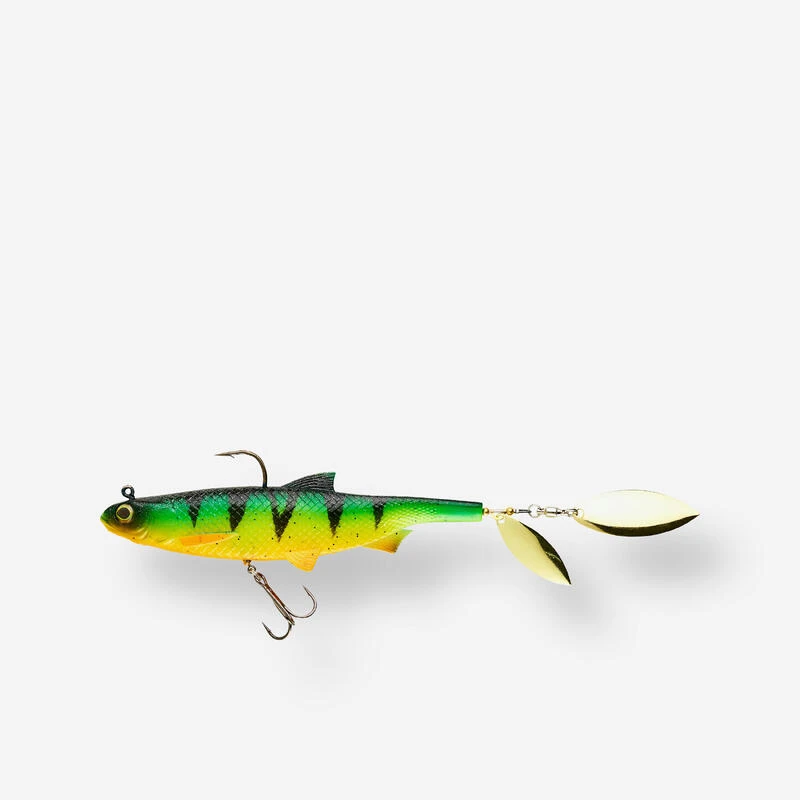 LEURRE SOUPLE SHAD A PALETTES PĂCHE AUX LEURRES ROACHSPIN 150 FIRETIGER