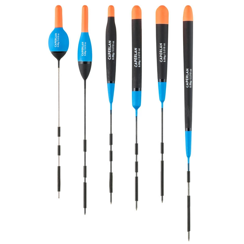 LOT DE 6 FLOTTEURS PECHE AU COUP F100 CL 0,5g â Image 2
