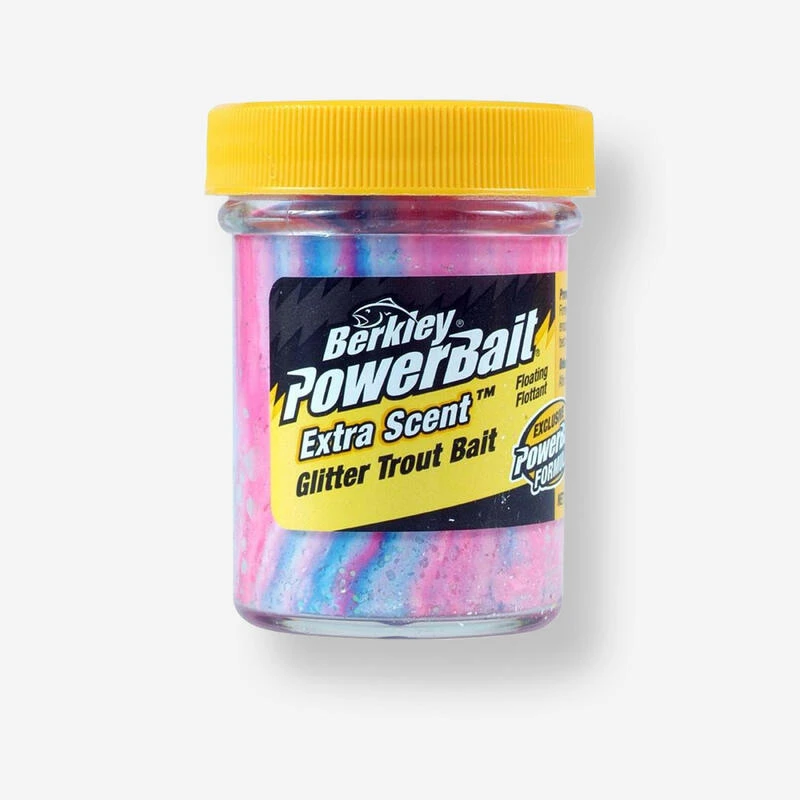 Berkley PATE A TRUITE PECHE DE LA TRUITE EN ETANG ROUGE/BLANC/BLEU PAILLETĂE 50G
