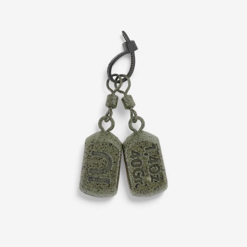 Plombs PĂȘche De La Carpe Plombs Square 40g (x2)