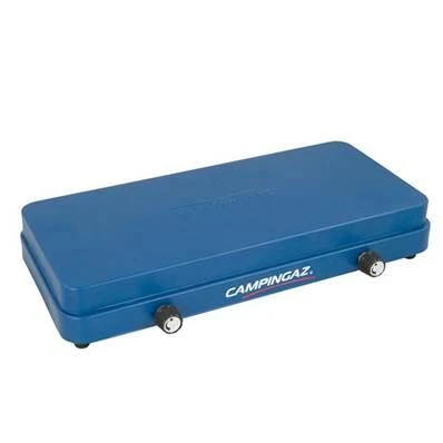 Campingaz RĂ©chaud 2 Feux Base Camp Avec Couvercle â Image 2