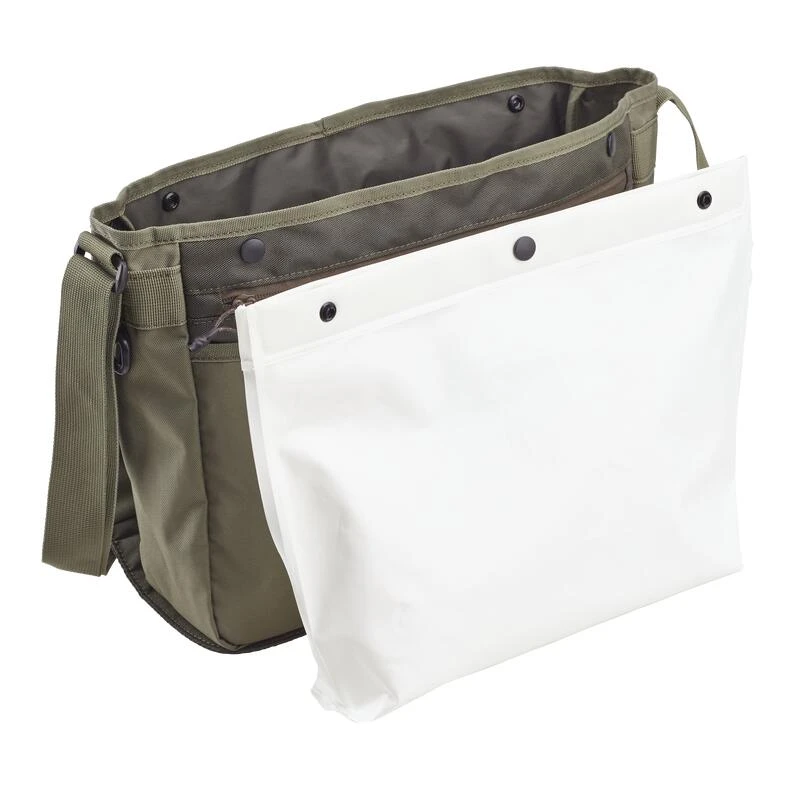 Sac Besace PĂȘche De La Truite 12L - Musette Kaki â Image 3
