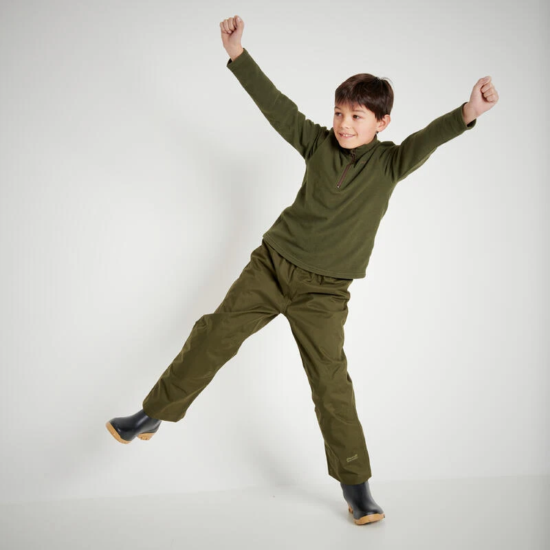 Surpantalon ImpermĂ©able Junior 100 Vert â Image 4