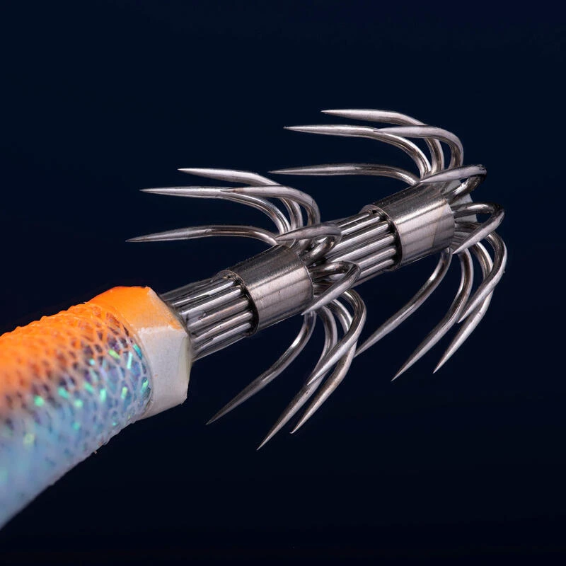 Turlutte Ultra Coulante TYP RUN EBIFISH 3.0/120 Flashy Orange PĂȘche Calamar â Image 4