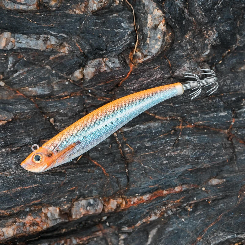 Turlutte Ultra Coulante TYP RUN EBIFISH 3.0/120 Flashy Orange PĂȘche Calamar â Image 10