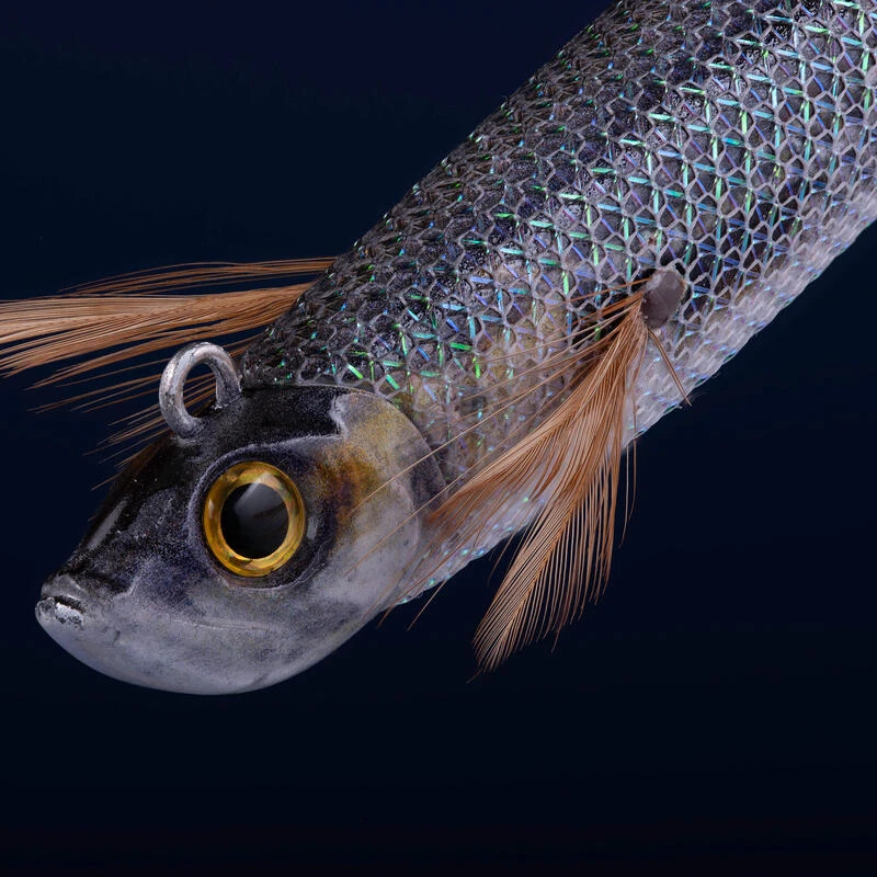 Turlutte Ultra Coulante TYP RUN EBIFISH 3.0/120 Naturel Mullet PĂȘche Calamar â Image 3